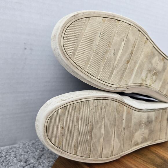 Vince Mens 12M Fenton Black Suede Leather Daily Slip On Casual Daily Sneaker - Picture 9 of 13